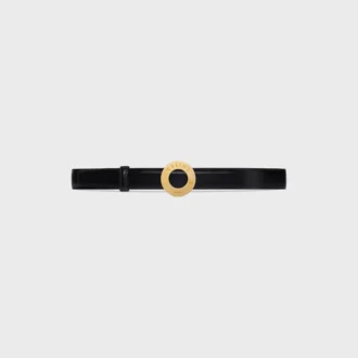 CELINE Hebilla de disco y correa reversible 25 mm