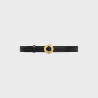 CELINE Hebilla de disco y correa reversible 25 mm