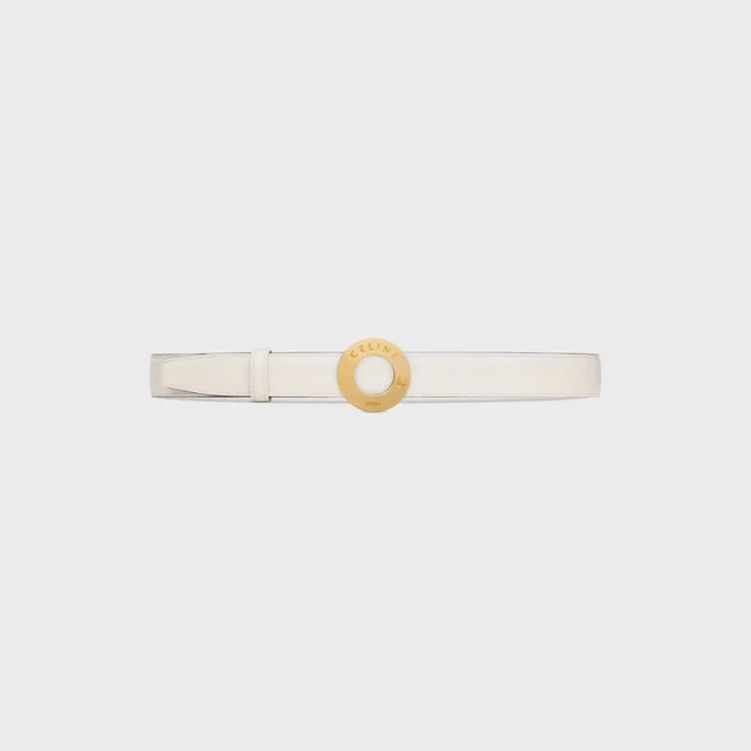 CELINE Hebilla de disco y correa reversible 25 mm CELINE Hebilla de disco y correa reversible 25 mm