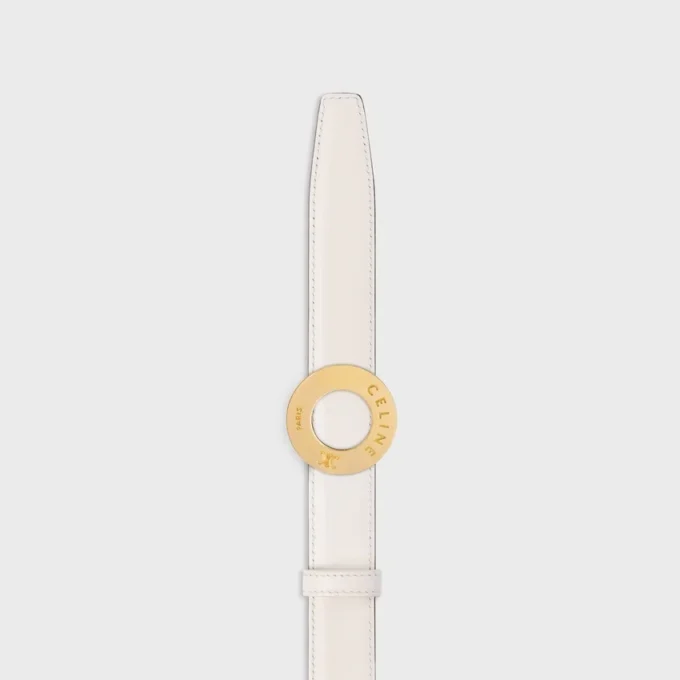 CELINE Hebilla de disco y correa reversible 25 mm CELINE Hebilla de disco y correa reversible 25 mm