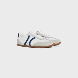 CELINE Jogger – Zapatilla baja con cordones en piel de becerro y ante