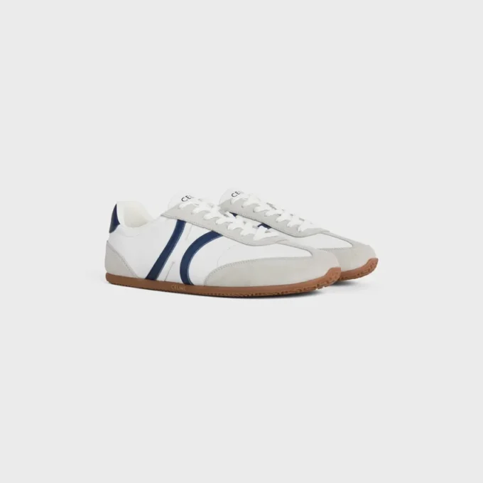 CELINE Jogger – Zapatilla baja con cordones en piel de becerro y ante CELINE Jogger – Zapatilla baja con cordones en piel de becerro y ante