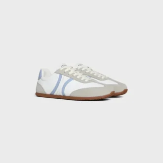 CELINE Jogger – Zapatilla baja con cordones en piel de becerro y ante