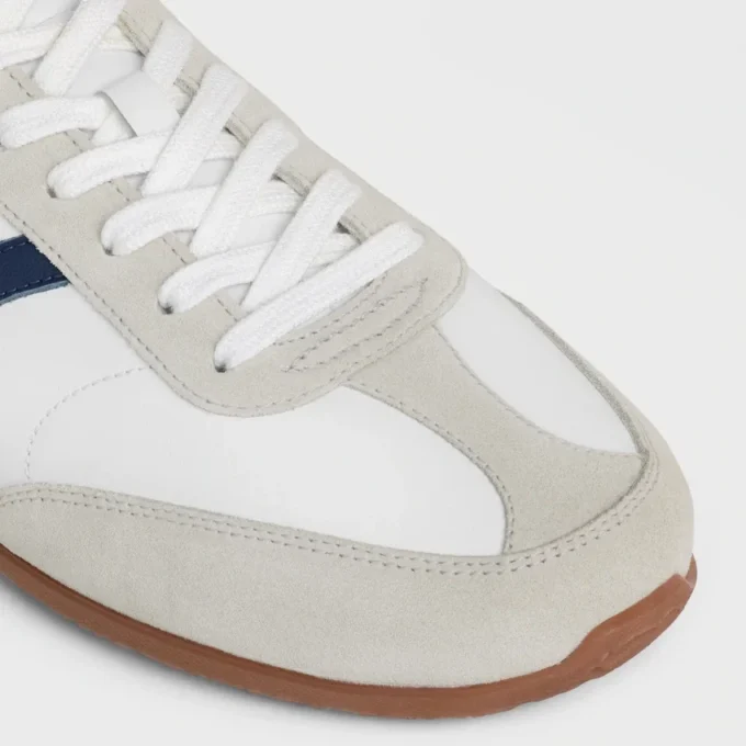 CELINE Jogger – Zapatilla baja con cordones en piel de becerro y ante CELINE Jogger – Zapatilla baja con cordones en piel de becerro y ante