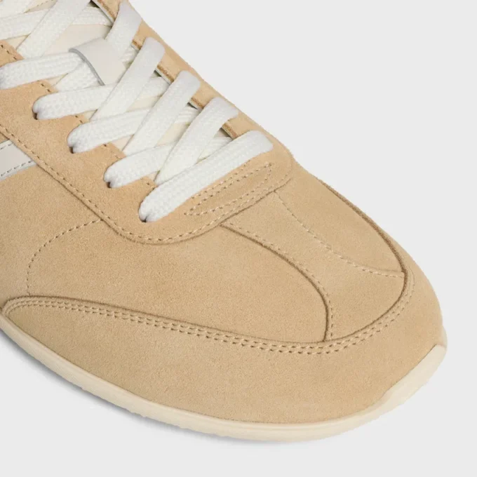 CELINE Jogger – Zapatilla baja con cordones en piel de becerro y ante CELINE Jogger – Zapatilla baja con cordones en piel de becerro y ante