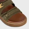 CELINE – Sandalia Tippi Triomphe en piel de becerro de gamuza CELINE – Sandalia Tippi Triomphe en piel de becerro de gamuza