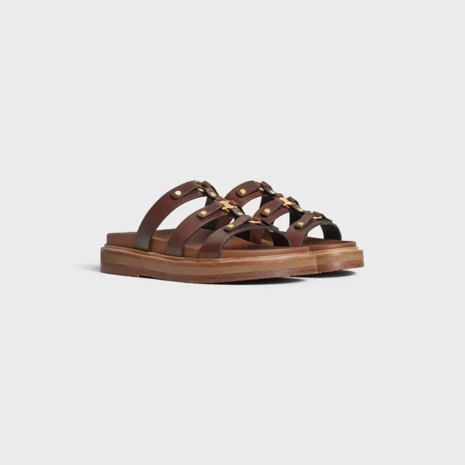 CELINE – Tippi Slide en piel de becerro – Curtido vegetal CELINE – Tippi Slide en piel de becerro – Curtido vegetal