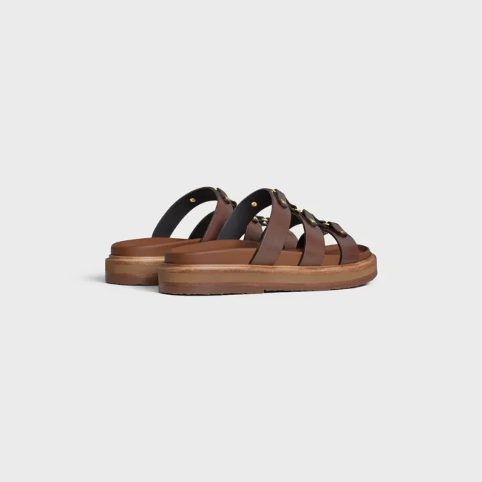 CELINE – Tippi Slide en piel de becerro – Curtido vegetal CELINE – Tippi Slide en piel de becerro – Curtido vegetal