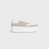 CELINE – Zapatilla Block con suela gruesa y motivo Triomphe en piel de becerro CELINE – Zapatilla Block con suela gruesa y motivo Triomphe en piel de becerro