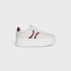 CELINE – Zapatillas Block con suela gruesa, detalle Triomphe en la parte trasera y suela de cuña en piel de becerro CELINE – Zapatillas Block con suela gruesa, detalle Triomphe en la parte trasera y suela de cuña en piel de becerro