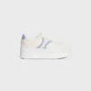 CELINE – Zapatillas Block con suela gruesa, detalle Triomphe en la parte trasera y suela de cuña en piel de becerro CELINE – Zapatillas Block con suela gruesa, detalle Triomphe en la parte trasera y suela de cuña en piel de becerro