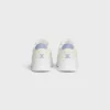 CELINE – Zapatillas Block con suela gruesa, detalle Triomphe en la parte trasera y suela de cuña en piel de becerro CELINE – Zapatillas Block con suela gruesa, detalle Triomphe en la parte trasera y suela de cuña en piel de becerro