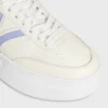 CELINE – Zapatillas Block con suela gruesa, detalle Triomphe en la parte trasera y suela de cuña en piel de becerro CELINE – Zapatillas Block con suela gruesa, detalle Triomphe en la parte trasera y suela de cuña en piel de becerro