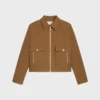 Chaqueta blusón western en sarga de algodón Chaqueta blusón western en sarga de algodón