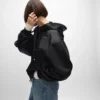 Chaqueta bomber de satén de algodón Chaqueta bomber de satén de algodón