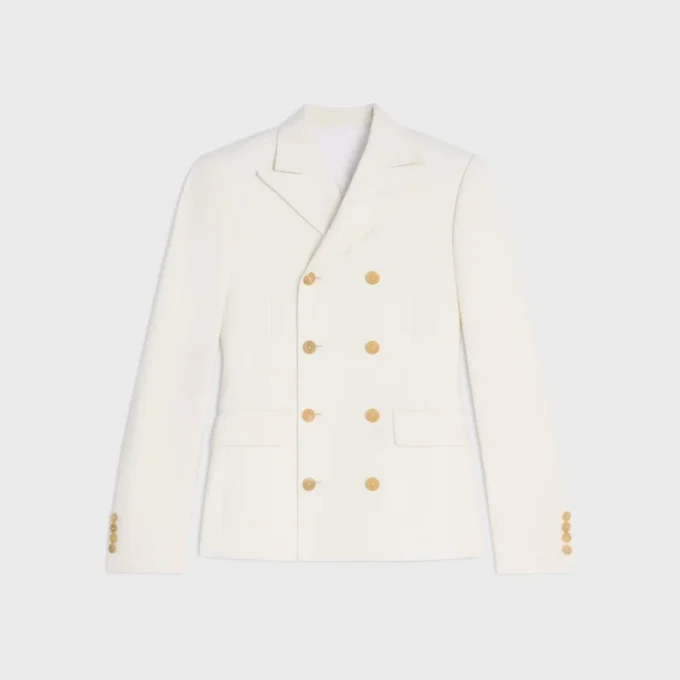 Chaqueta Cavaliere en gabardina de lana elástica Chaqueta Cavaliere en gabardina de lana elástica