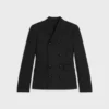 Chaqueta Cavaliere en gabardina de lana elástica Chaqueta Cavaliere en gabardina de lana elástica