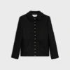 Chaqueta Chasseur en cachemira bouclé trenzada Chaqueta Chasseur en cachemira bouclé trenzada