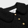 Chaqueta Chasseur en cachemira bouclé trenzada Chaqueta Chasseur en cachemira bouclé trenzada