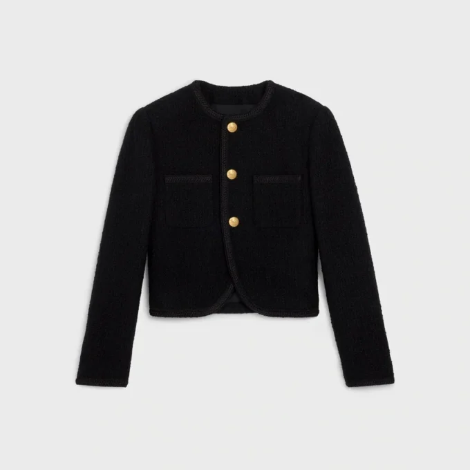 Chaqueta Chasseur en tweed bouclé Chaqueta Chasseur en tweed bouclé