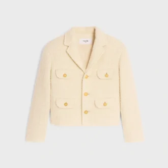 Chaqueta Chasseur en tweed de lana y mohair