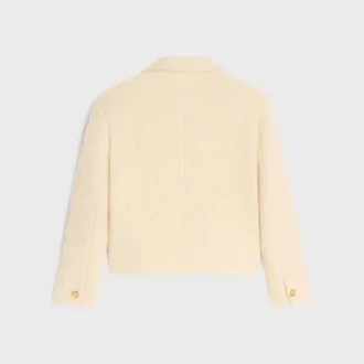 Chaqueta Chasseur en tweed de lana y mohair