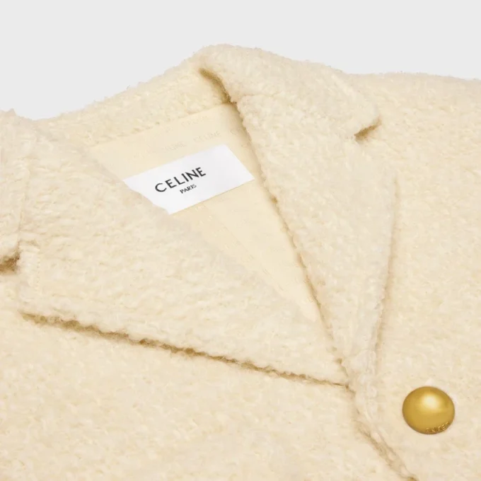 Chaqueta Chasseur en tweed de lana y mohair