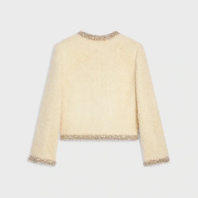 Chaqueta Chelsea bordada en seda Natta Chaqueta Chelsea bordada en seda Natta