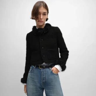 Chaqueta Chelsea de cachemira y lana Natta