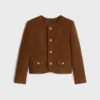 Chaqueta Chelsea en tweed de lana y mohair Chaqueta Chelsea en tweed de lana y mohair