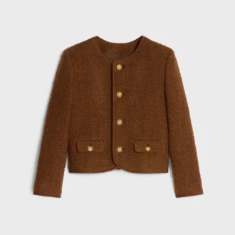 Chaqueta Chelsea en tweed de lana y mohair