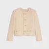Chaqueta Chelsea en tweed de seda con lentejuelas Chaqueta Chelsea en tweed de seda con lentejuelas