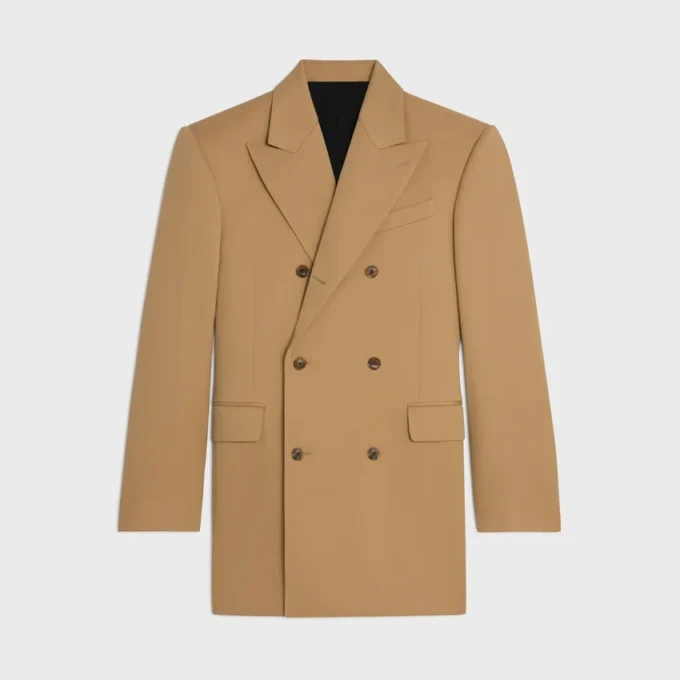 Chaqueta Colonne en lana de mohair