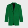 Chaqueta Colonne en lana diagonal