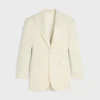 Chaqueta Colonne en lana diagonal