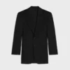 Chaqueta Colonne en lana diagonal