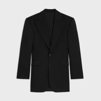 Chaqueta Colonne en lana diagonal