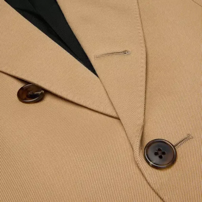 Chaqueta Colonne en lana diagonal