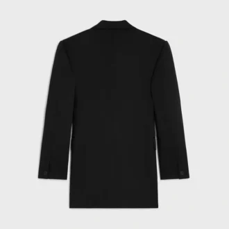 Chaqueta Colonne en lana diagonal