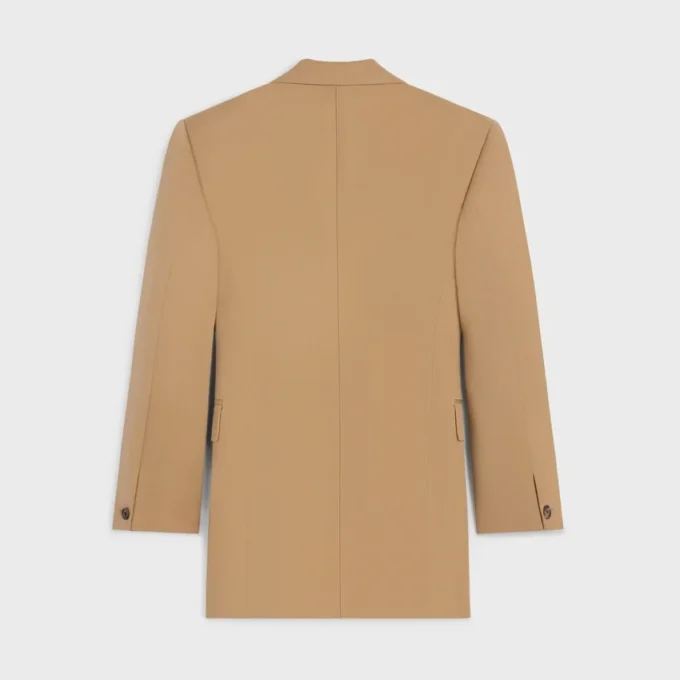 Chaqueta Colonne en lana diagonal