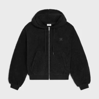 Chaqueta con capucha de forro polar