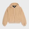 Chaqueta con capucha de forro polar