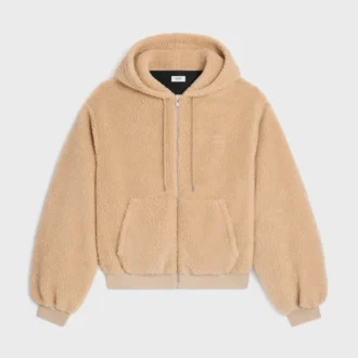 Chaqueta con capucha de forro polar