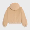 Chaqueta con capucha de forro polar