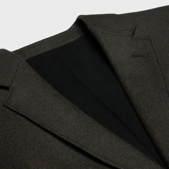 Chaqueta corta de franela de cachemira Chaqueta corta de franela de cachemira