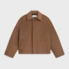 Chaqueta de cachemira y pelo de camello de doble cara