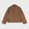 Chaqueta de cachemira y pelo de camello de doble cara