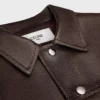 Chaqueta de camionero en piel de cordero Chaqueta de camionero en piel de cordero