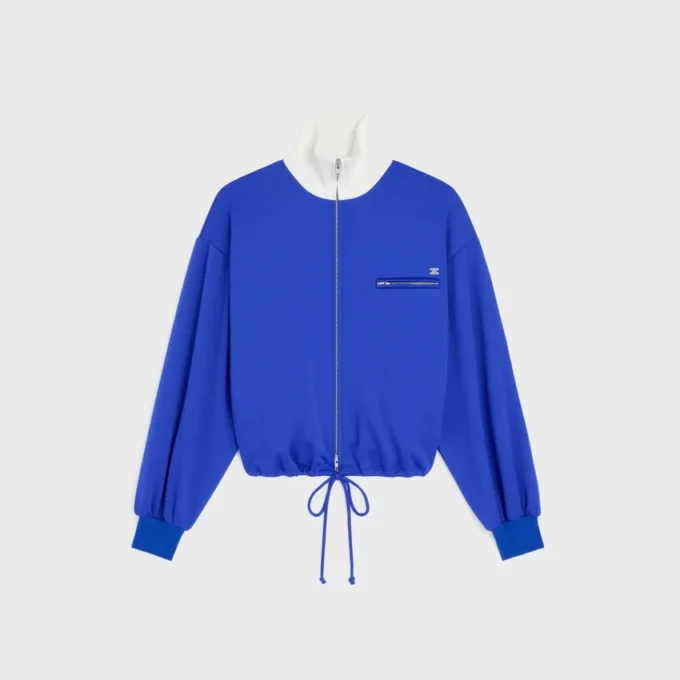 Chaqueta de chándal en jersey doble cara