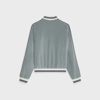Chaqueta de chándal Teddy en jersey de terciopelo